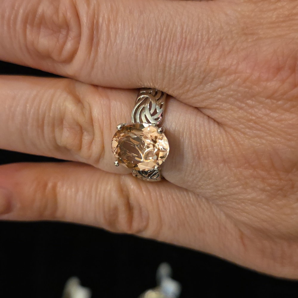 NEW Size 8.5 Genuine Sterling Silver Rings - Picture 5 of 7